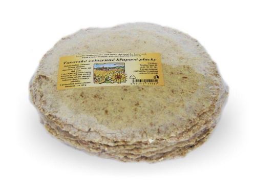 Tasovské celozrnné placky