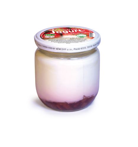 Farmářský jogurt s příchutí jahoda 320g
