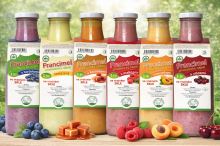 Sada francimelů 1l SKLO (jahoda, višeň, meruňka, borůvka, malina, karamel, neslazený)