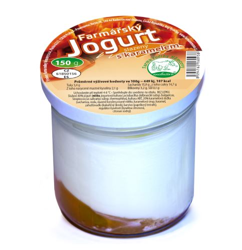 Farmářský jogurt s karamelem 150 g