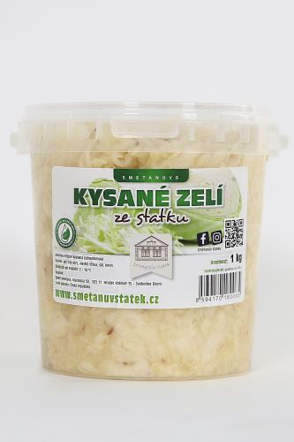 Kysané zelí bílé - kyblík 1kg