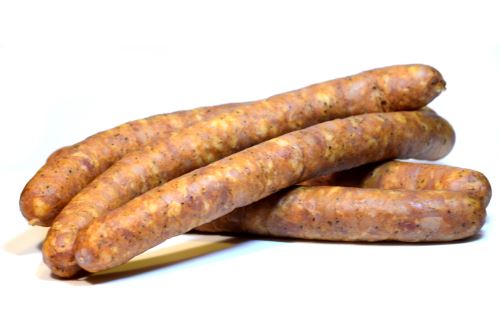 Farmářské párky s králičím masem(vakuově balené po 6 ks)